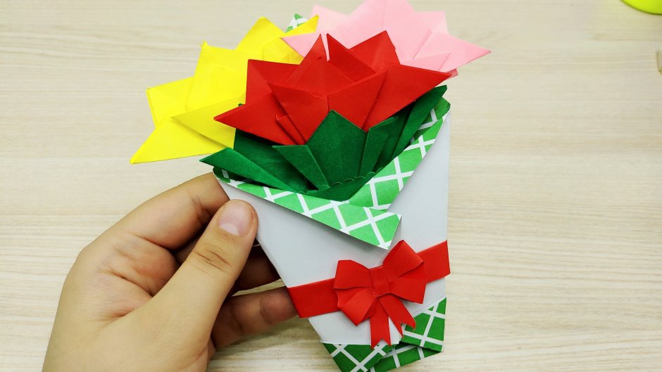 Оригами конверт с сюрпризом