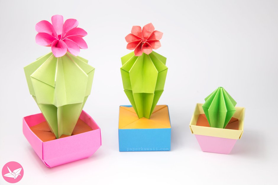 Объемные цветы из бумаги мастер класс оригами