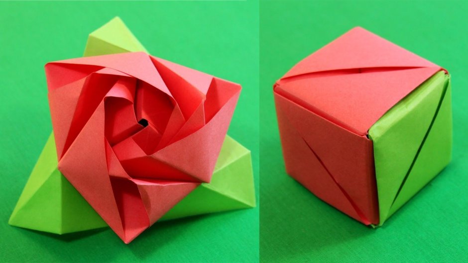 Открытка оригами