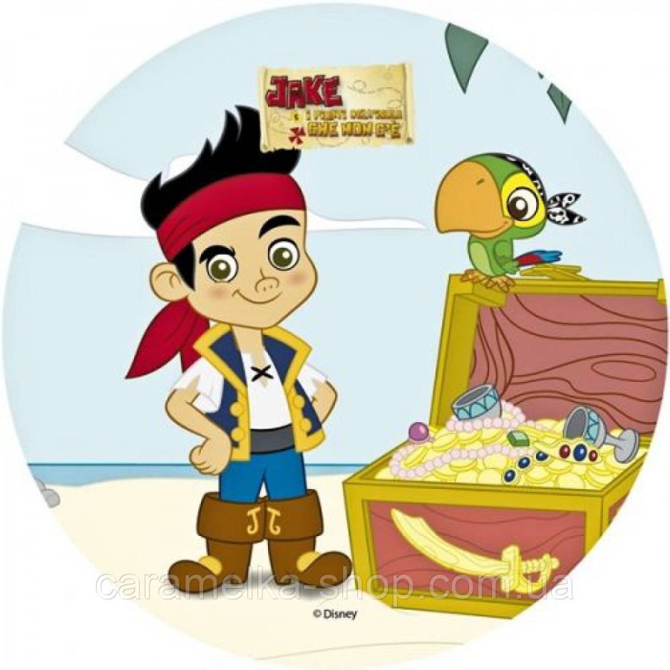 Джек и пираты Нетландии картинки для сахарной печати