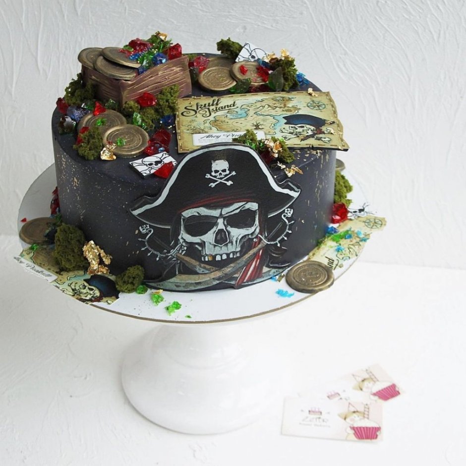 Фабрика карнавала торт пиратский