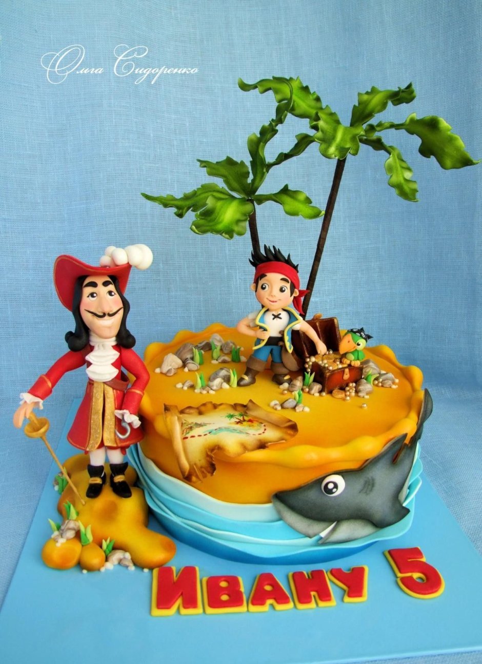Фигурки пиратов на торт
