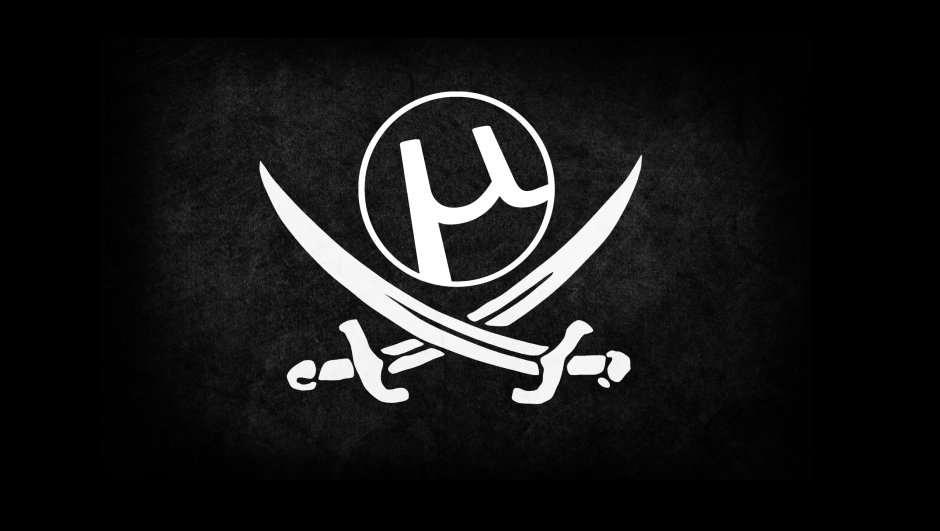 Пиратский флаг utorrent