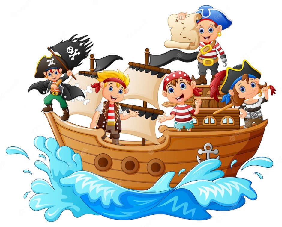 Команда пиратского корабля