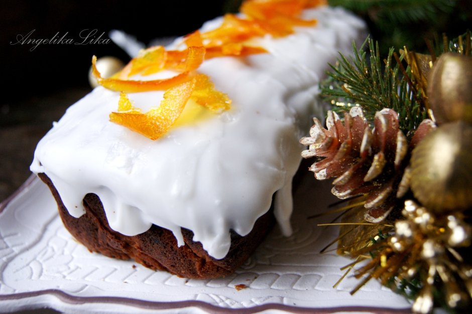 Украшение рождественских кексов с апельсином и корицей