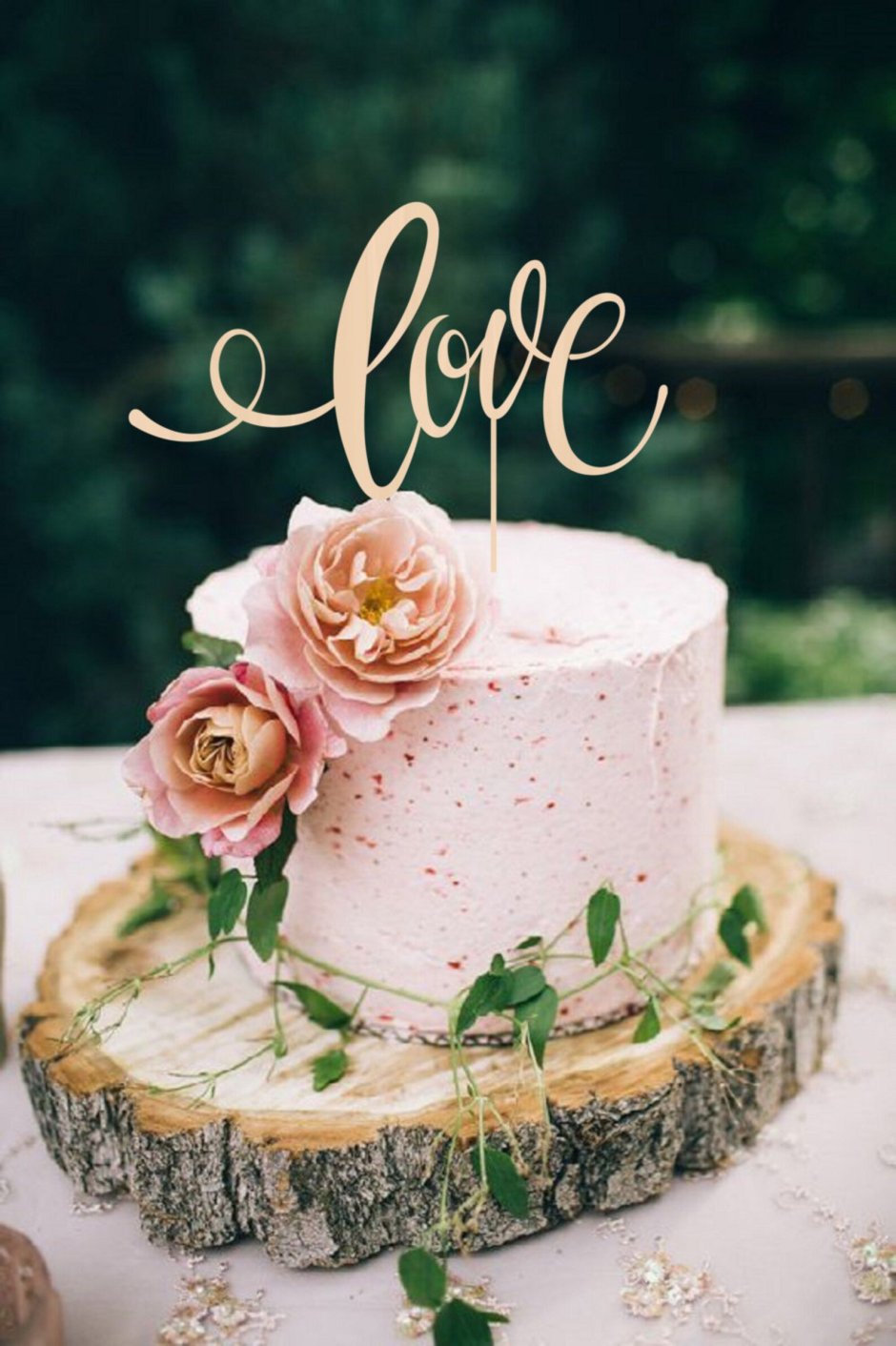 Топпер на свадебный торт фото