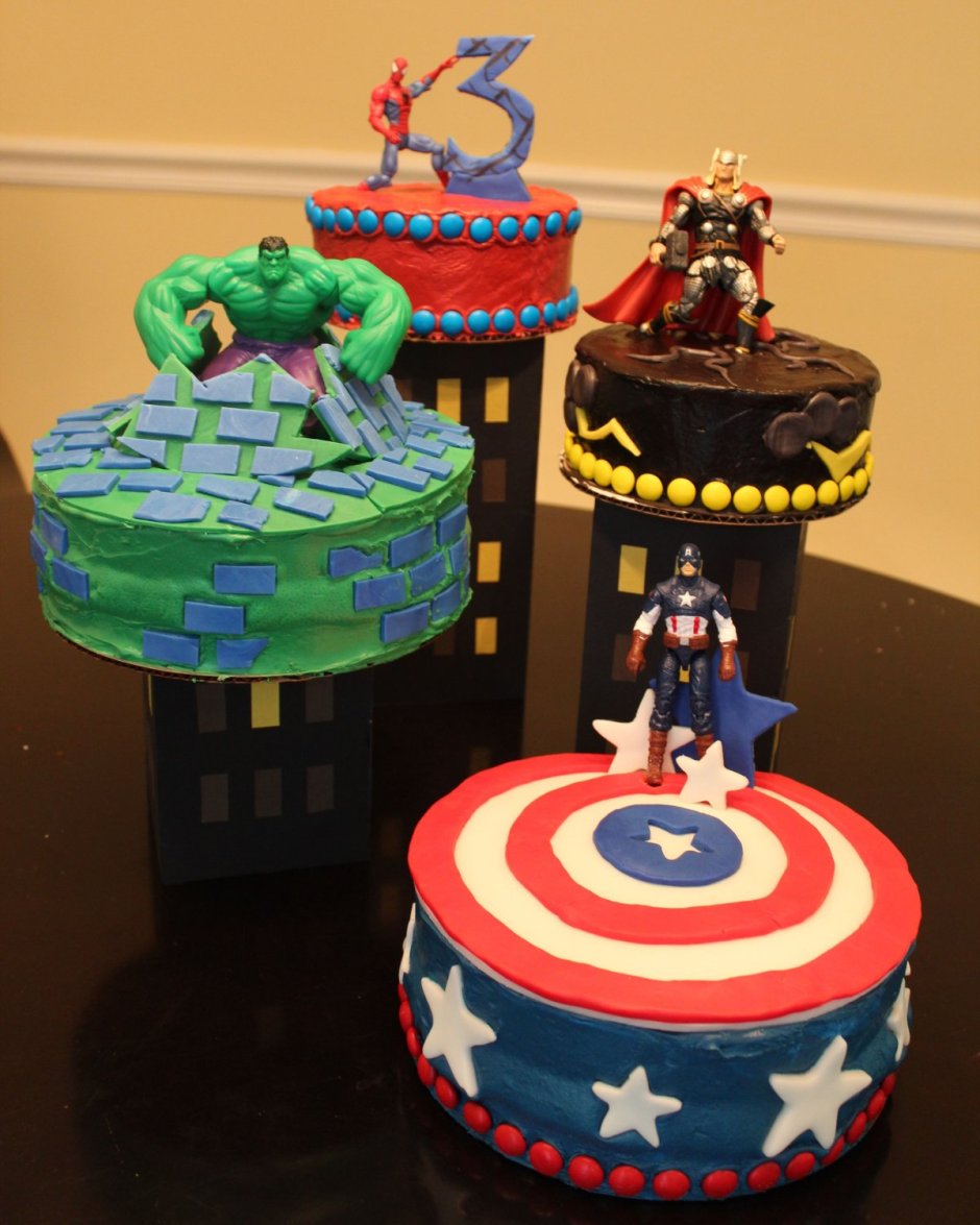 Торт с героями Мстители