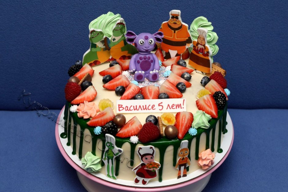 Торт на день рождения Лунтик