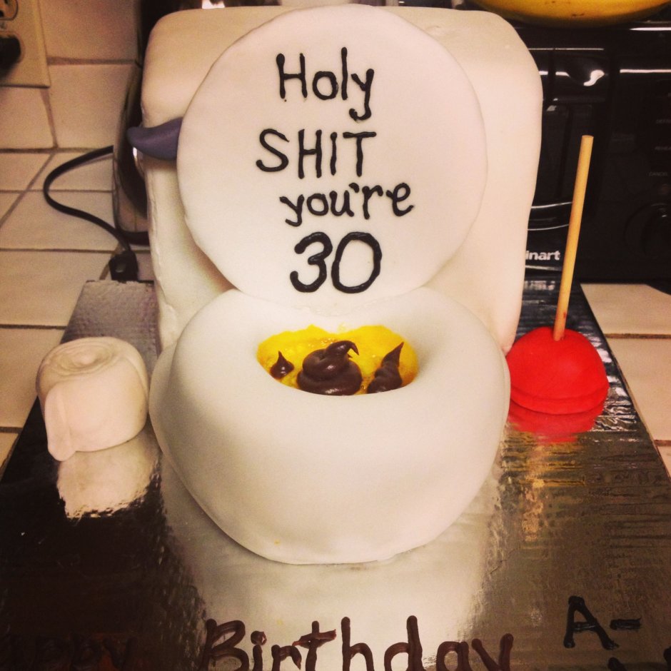 Смешные тортики на 30 лет