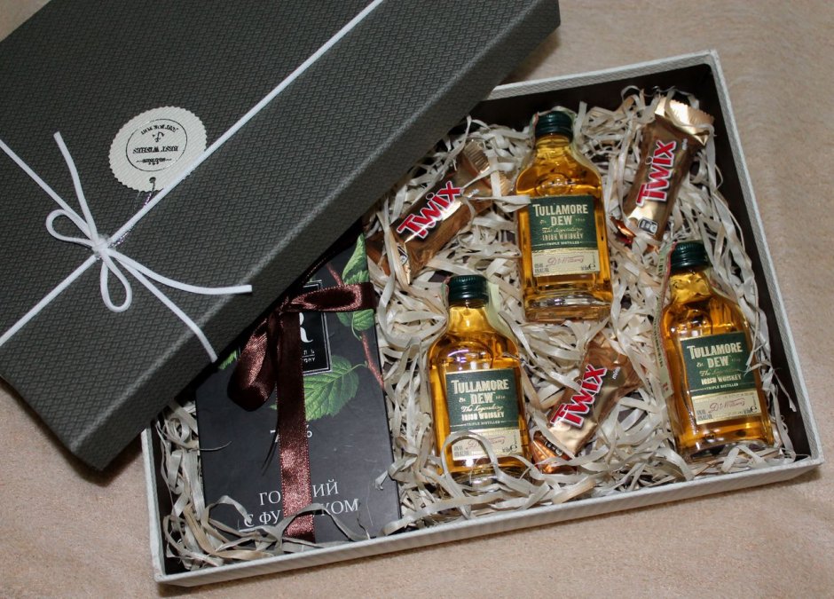 Подарочные коробочки с алкоголем для мужчин