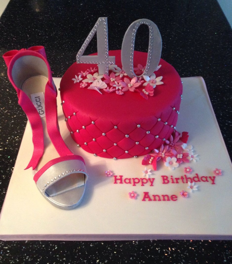 Торт на день рождения 40 лет