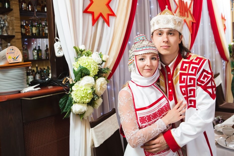 Свадебный Чувашский национальный костюм