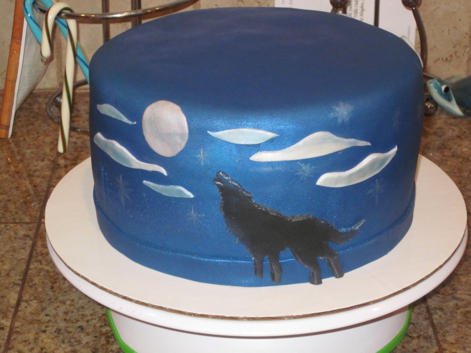 Торт на день рождения девочке с волком