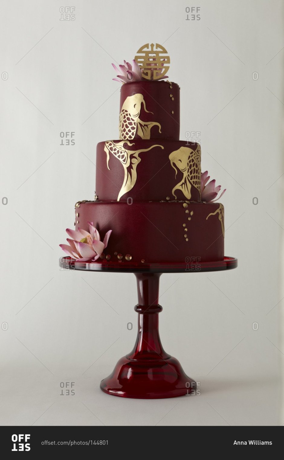 Декор торта сахарными цветами