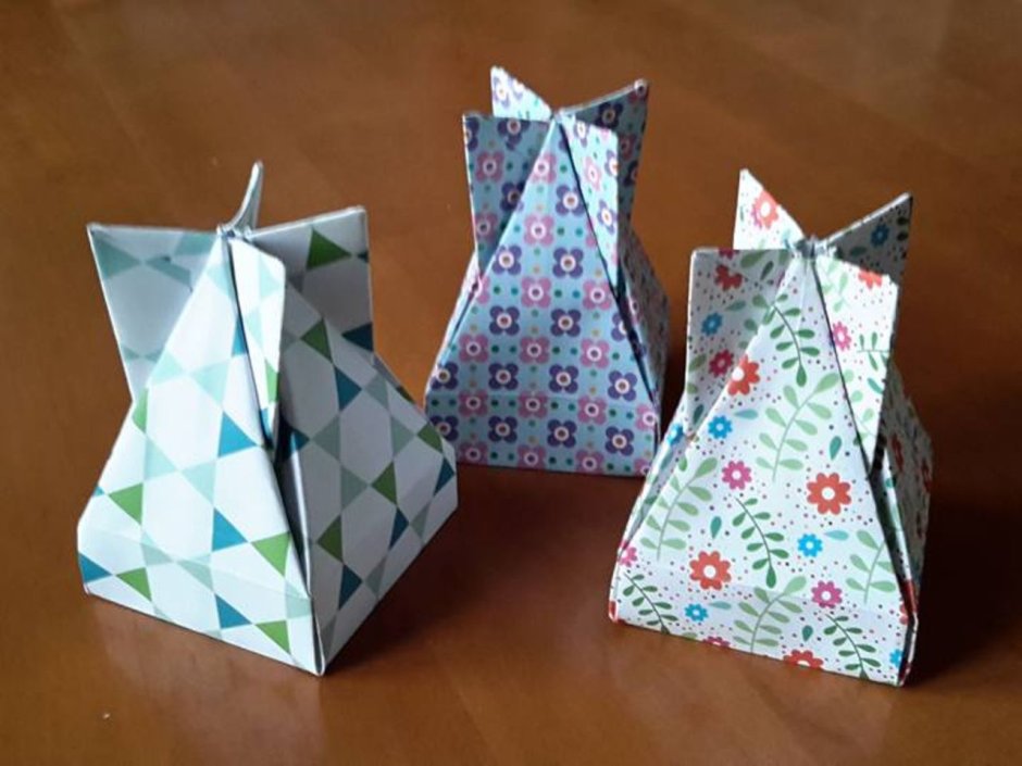 Подарочная упаковка оригами