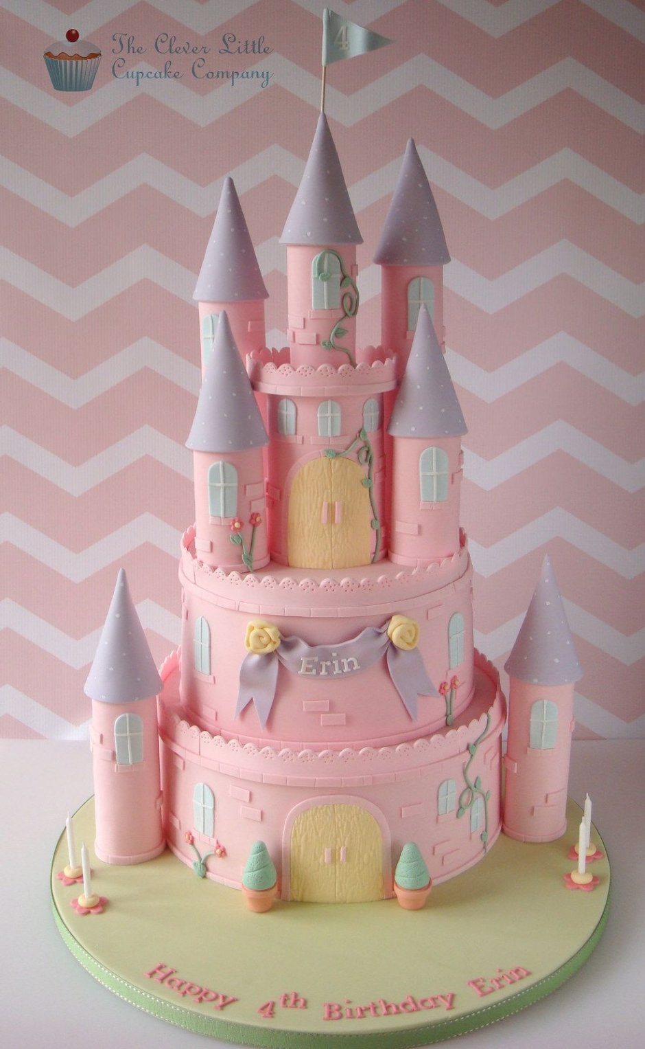 Торт замок для девочки