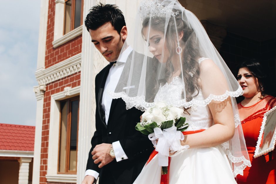 Азербайджанские жених и невеста