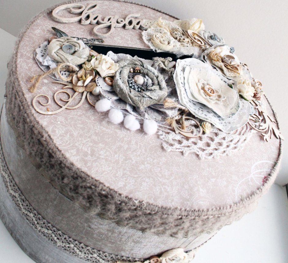Полотняная свадьба торт