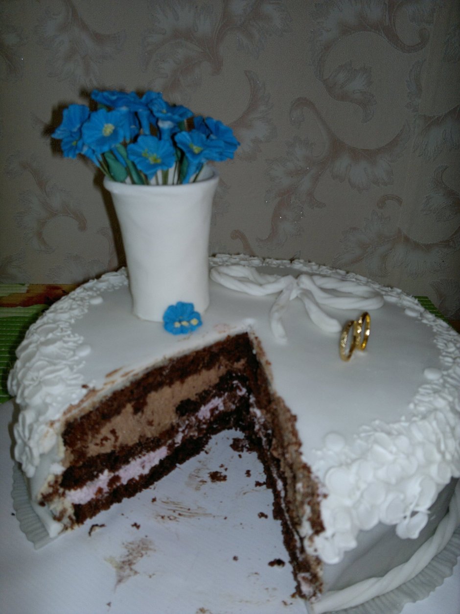 Свадебный торт с парусами