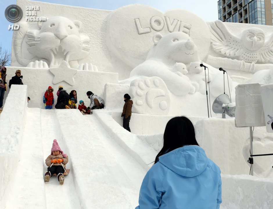 Саппоро снежные скульптуры