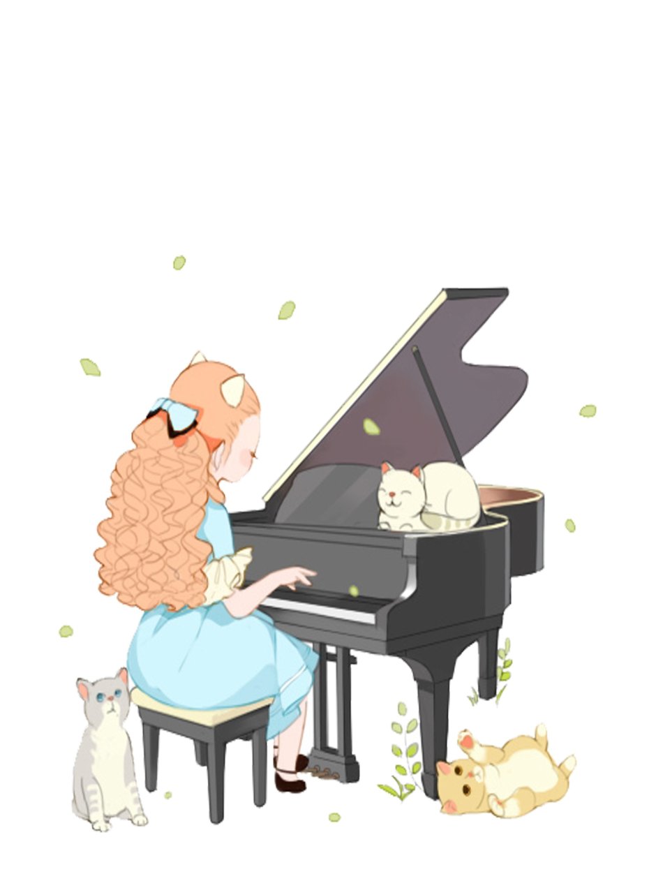 Девочка за фортепиано