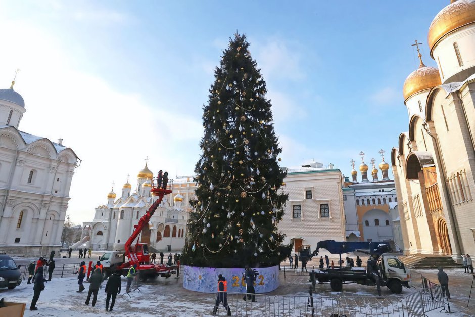 Новогодняя елка в Кремле 1954г