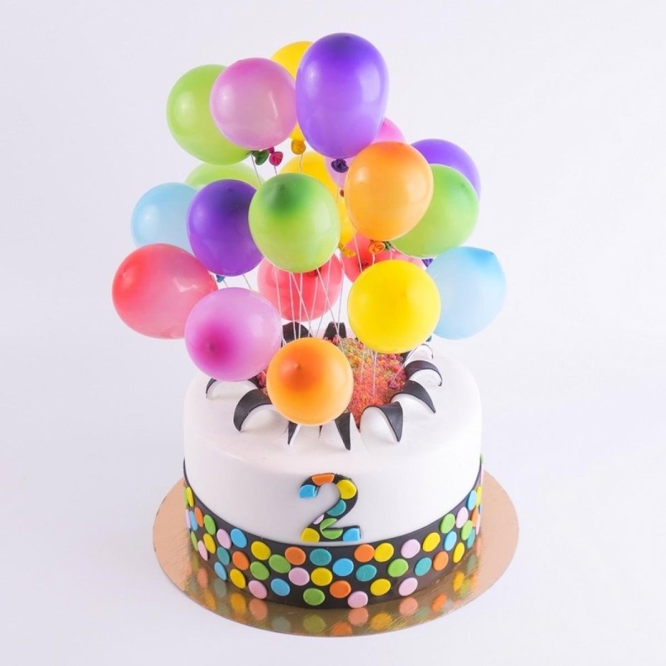 Торт «воздушные шарики»