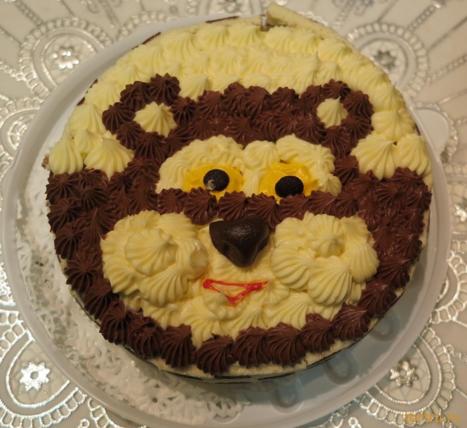 Торт у Палыча сладкий зоопарк мишка