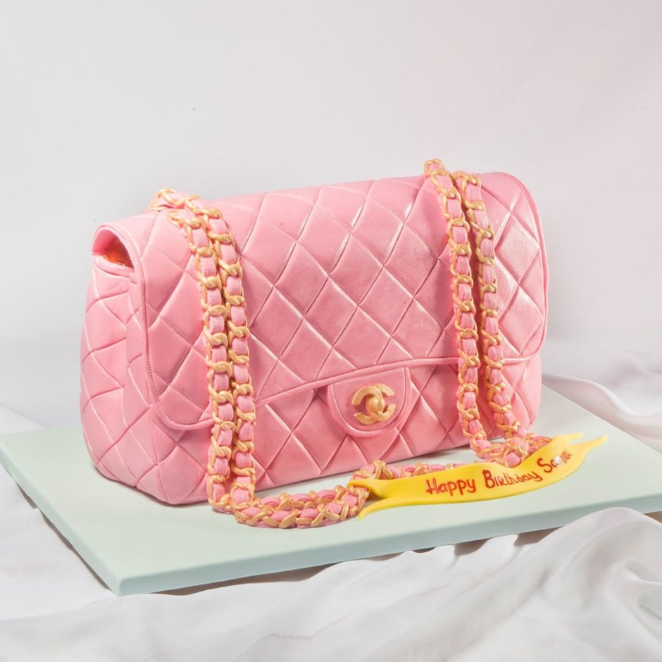 Торт в форме сумочки красивый