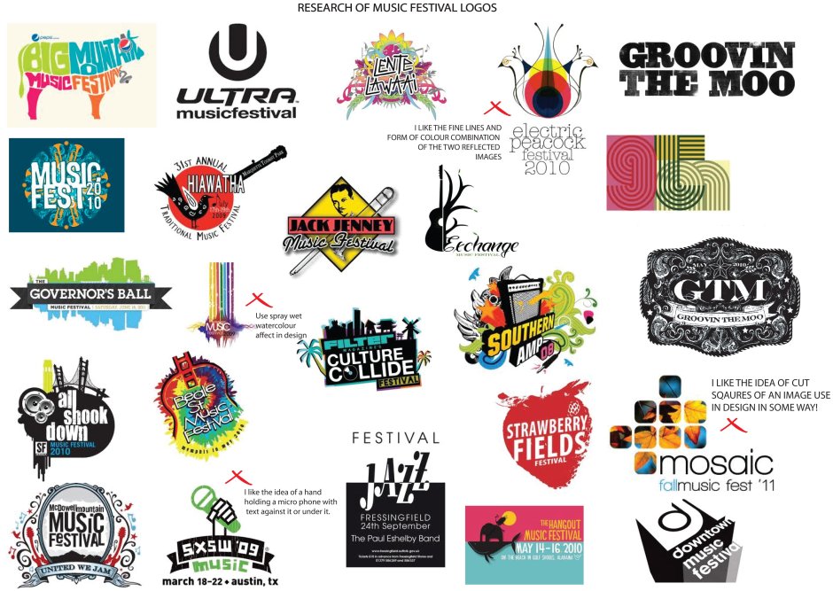 Логотипы музыкальных групп