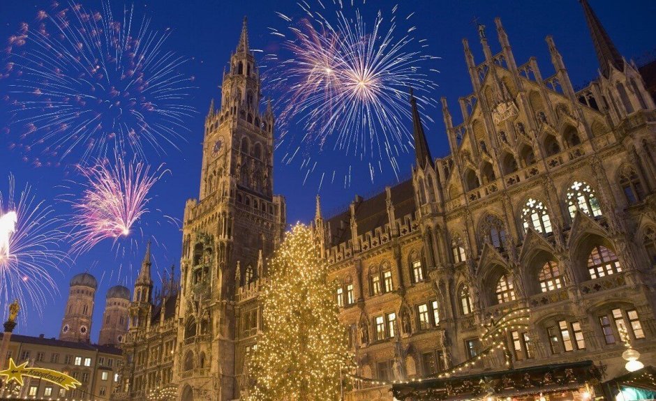 Рождественская Германия Мюнхен