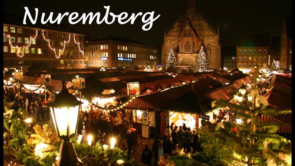 Рождественская ярмарка Нюрнберг Германия
