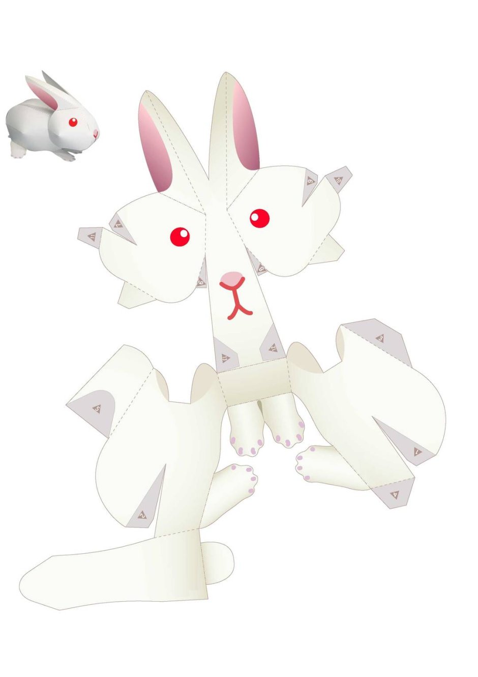 Пасхальный кролик открытка своими руками