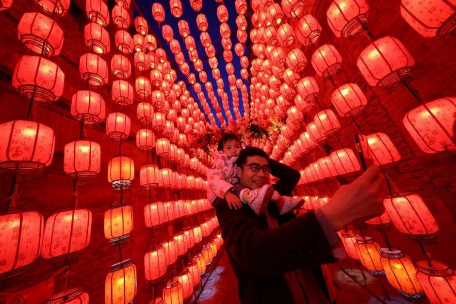 Фестиваль фонарей Тайвань