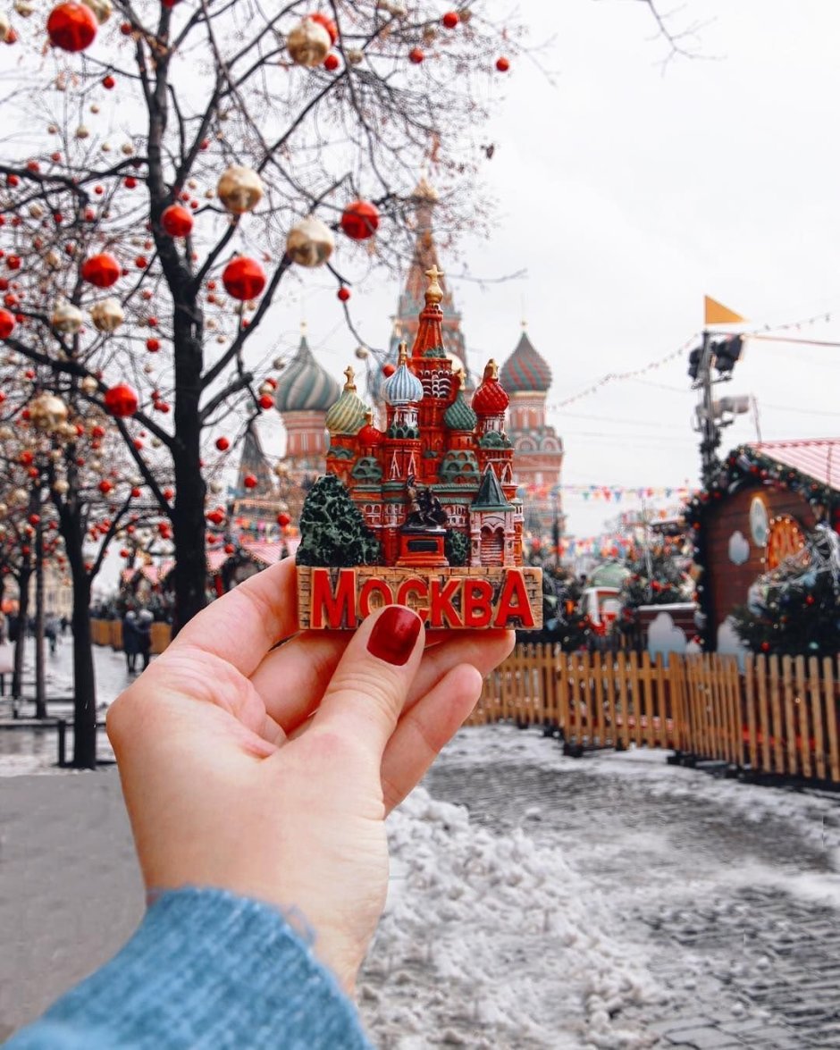 Красивые зимние места в Москве