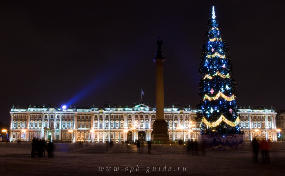 Новогодний Петербург Дворцовая площадь
