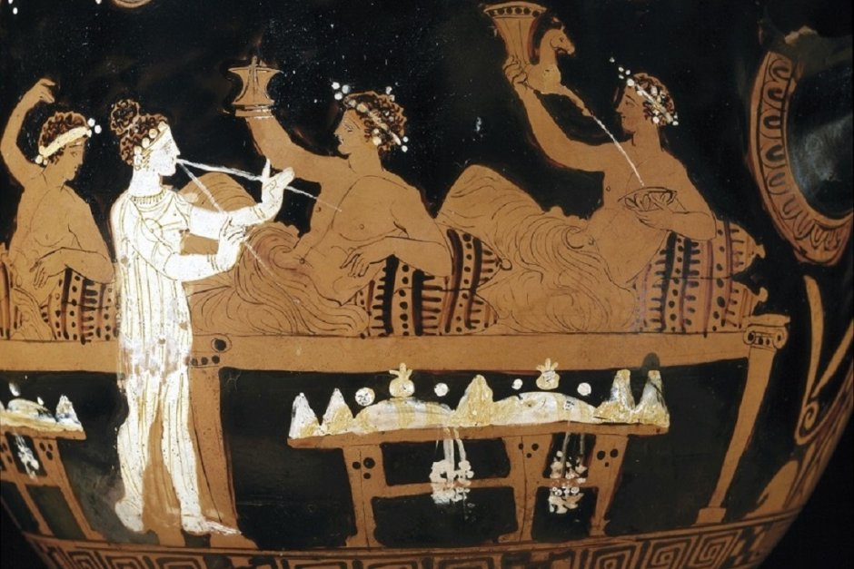 Краснофигурная вазопись древней Греции