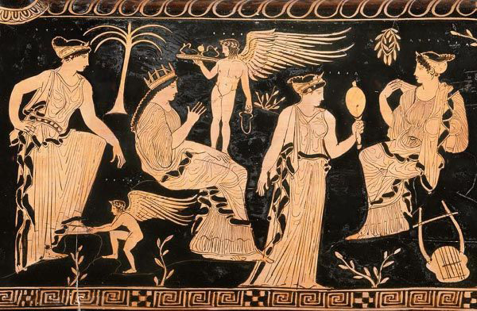 Древнегреческая вазопись коттаб