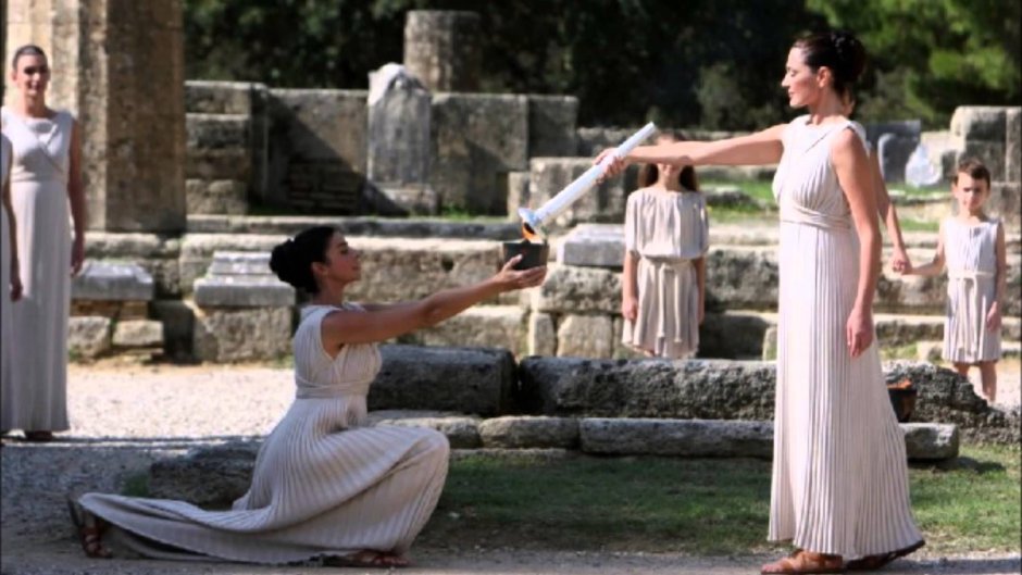 Пятиборье древней Греции вазопись
