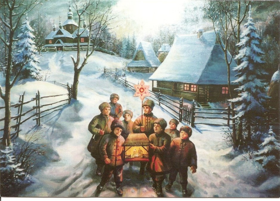 Грузинская художница Нино Чакветадзе зима