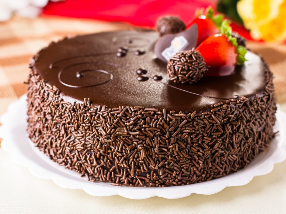 Шоколадно кокосовый торт