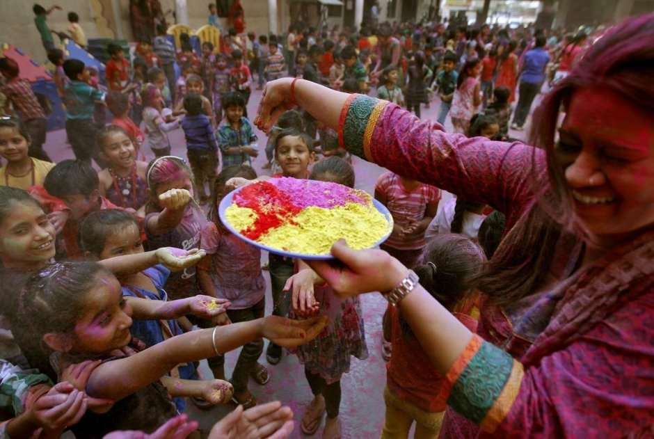 Праздник Холи в Индии