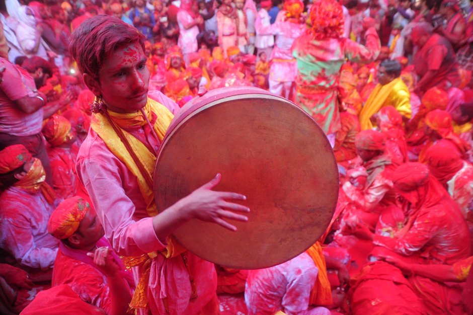 Фестиваль весны в Индии Холи