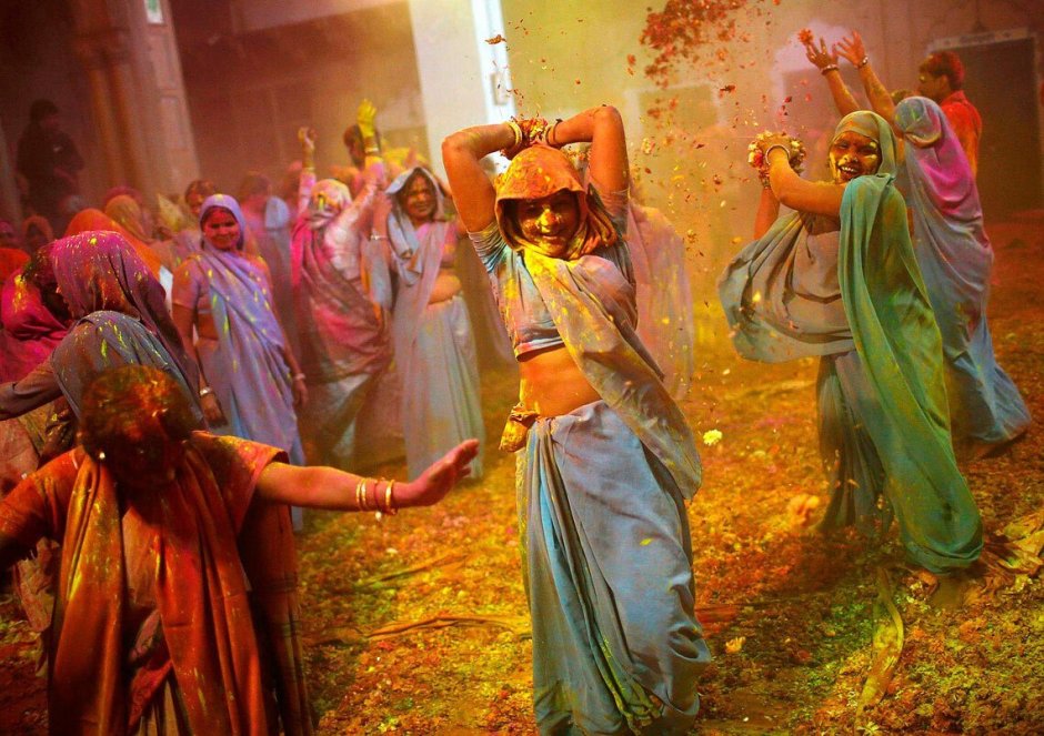 Индийский праздник Холи в Индии