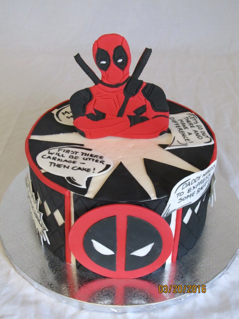Deadpool торт