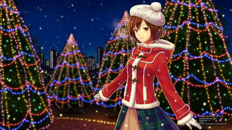 Vocaloid Christmas Мейко