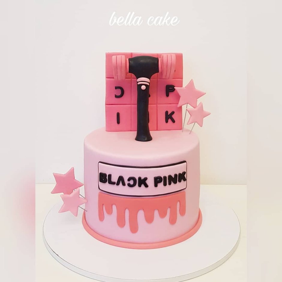 BTS И Black Pink торт