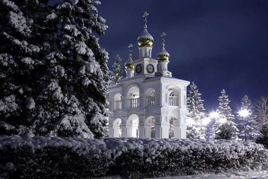 Храмы Тольятти зимой