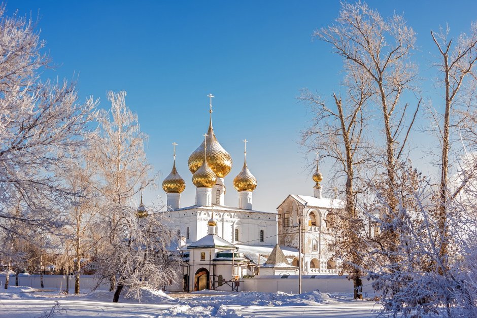 Благовещенский собор Воронеж зима