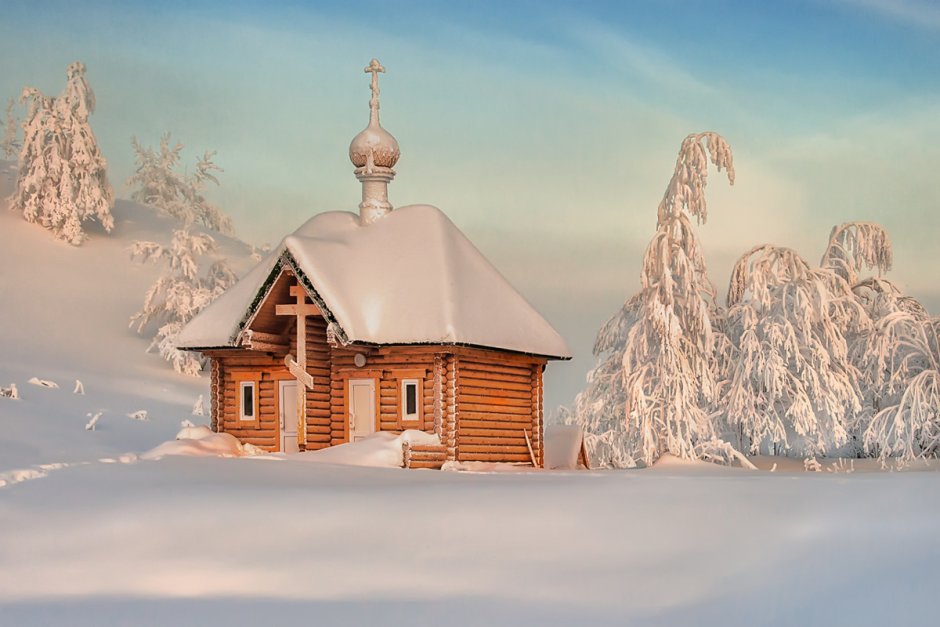 Храм Николая Чудотворца зима